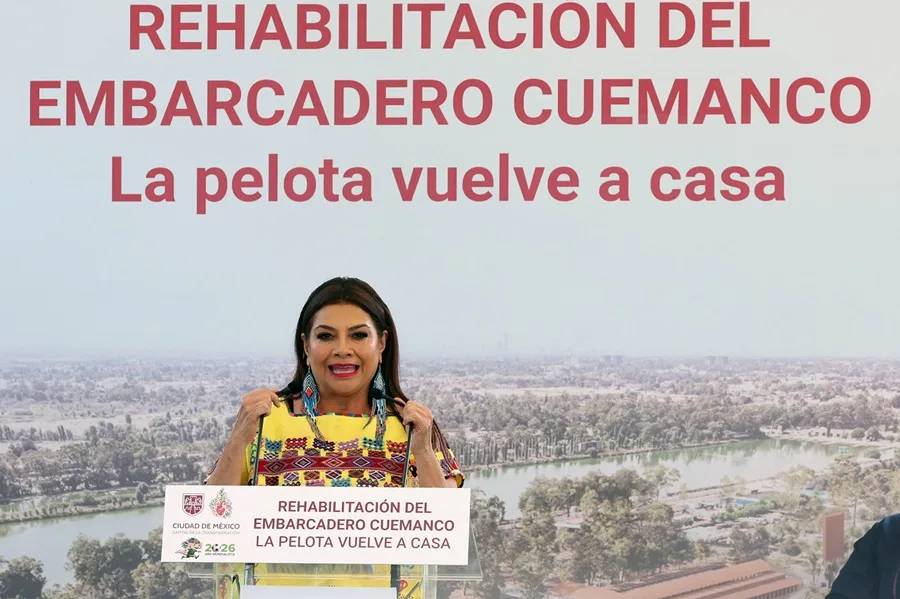 Clara Brugada invita a prensa a 