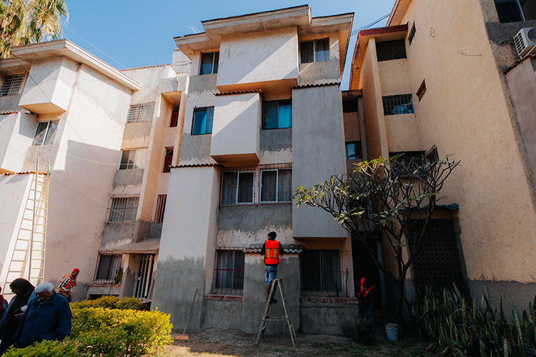 Supervisan avances en Villas de San Juan 