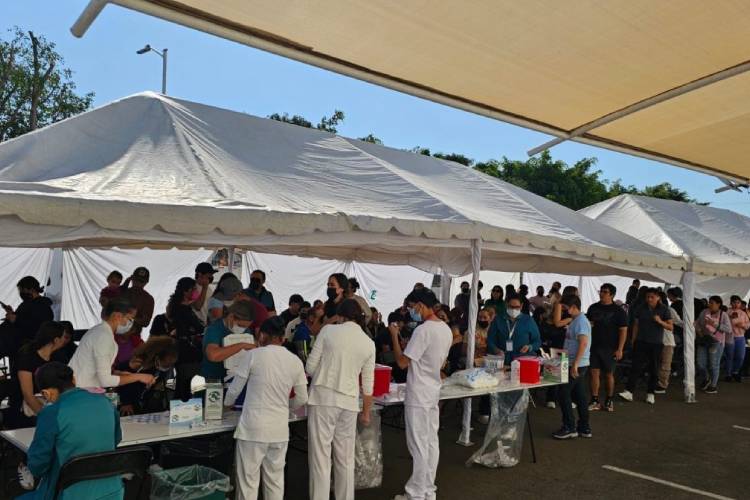 Hospitalito habilita macromódulo para vacunación contra el sarampión