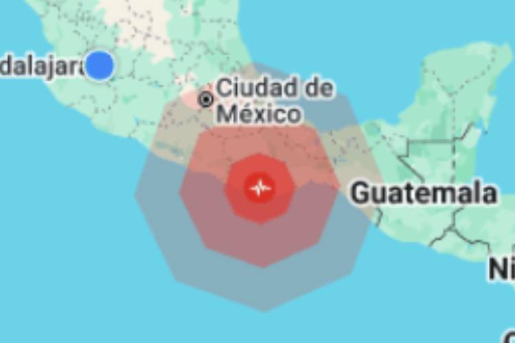 Se activa alerta sísmica en CDMX por sismo de magnitud preliminar 5.7 en Oaxaca