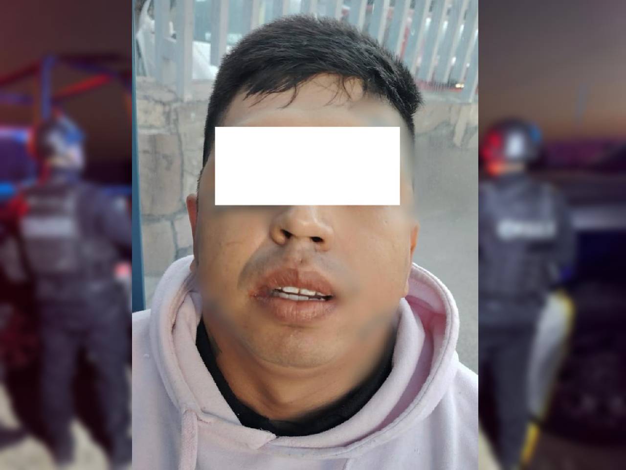 Detienen a hombre por dañar Zona Pulso de Vida