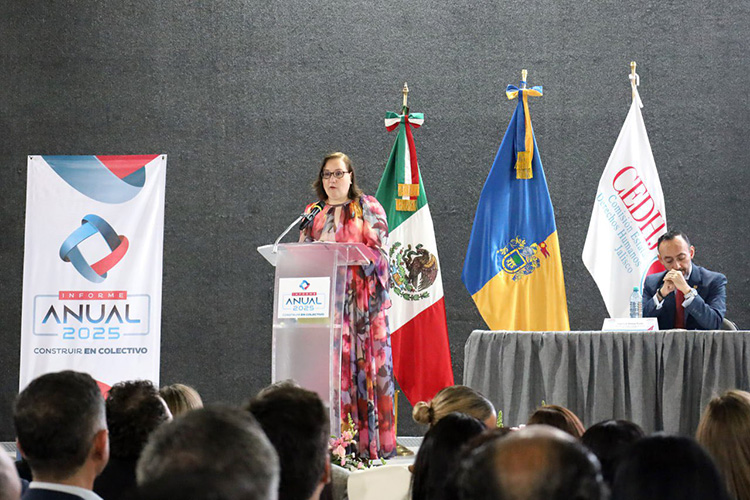 CEDHJ presenta informe de actividades del 2025