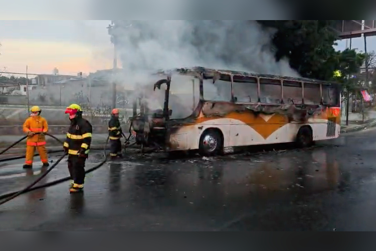 Se incendia camión tras provocar accidente