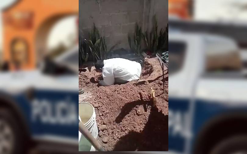 Llamada anónima alertó sobre cuerpo enterrado en vivienda