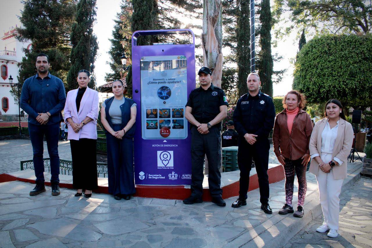 Instalan en Mazamitla el primer Tótem Zona Pulso de Vida