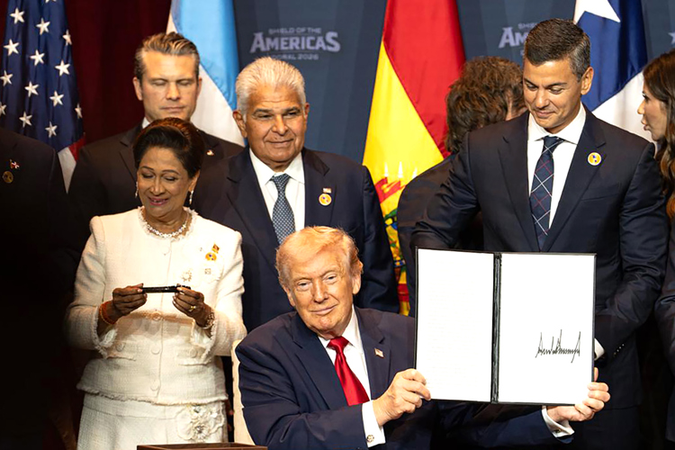 Trump anuncia una nueva coalición en Latinoamérica contra los cárteles