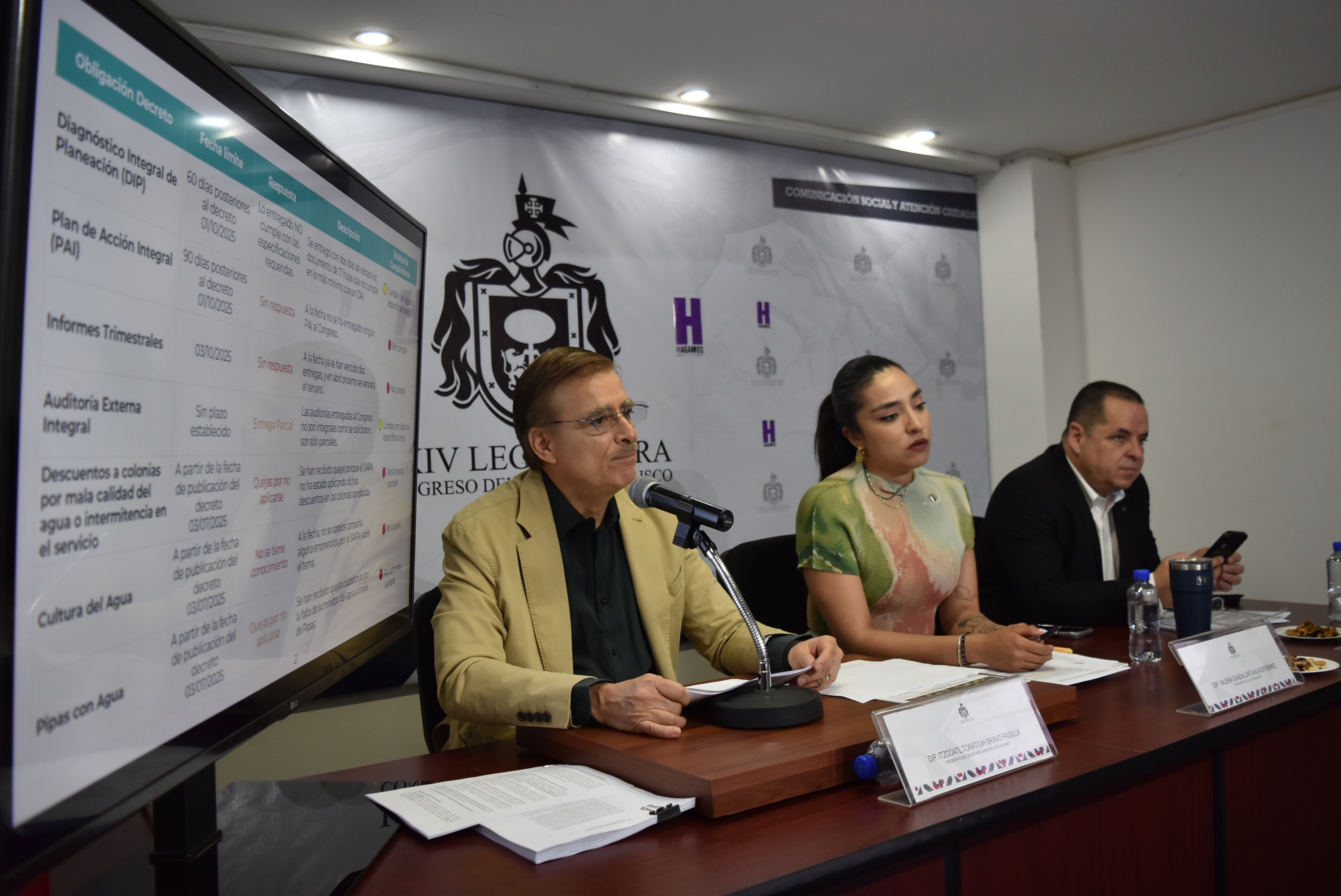 Hagamos acusa incumplimientos del SIAPA tras alza a la tarifa