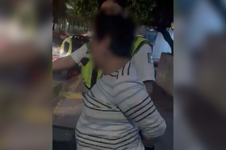 La remiten al CURVA tras chocar a vehículo 