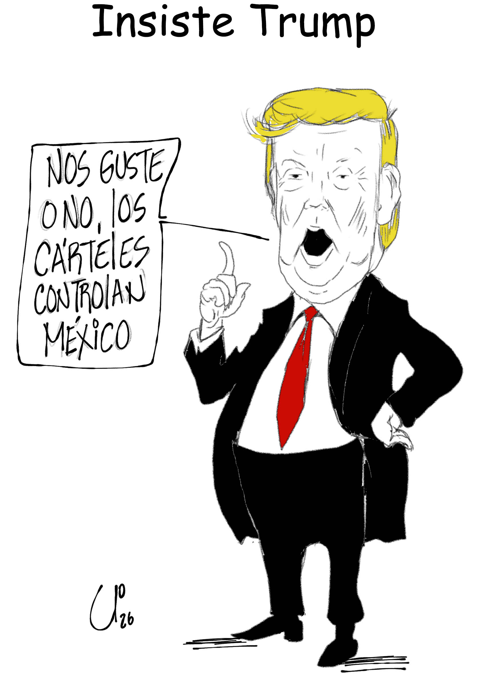 Insiste Trump