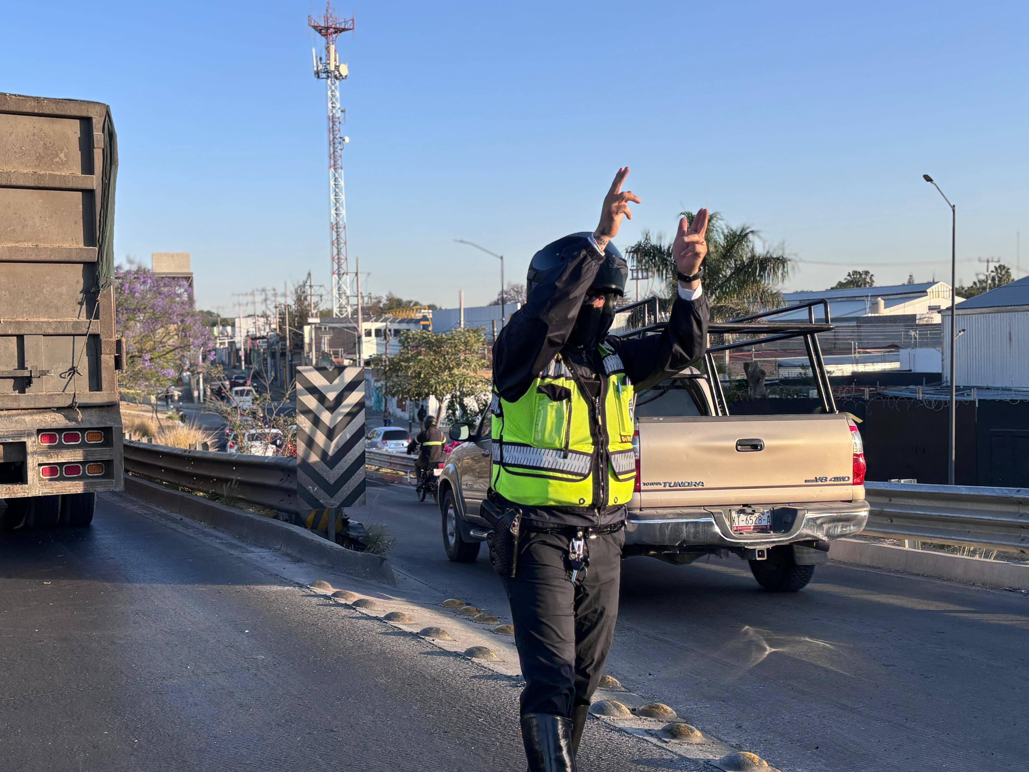 Reabren Periférico Sur tras más de 4 horas de cierre por choque