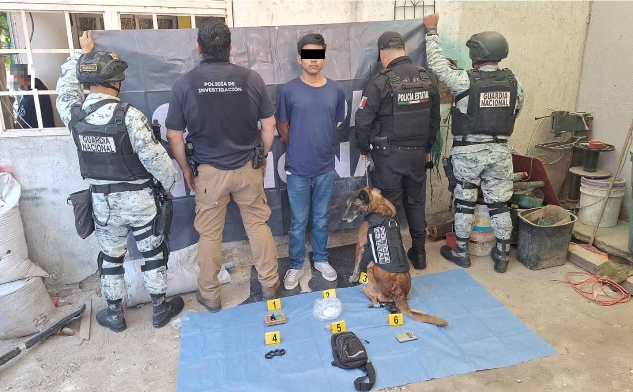 Cateo en Tlajomulco deja un narcomenudista detenido