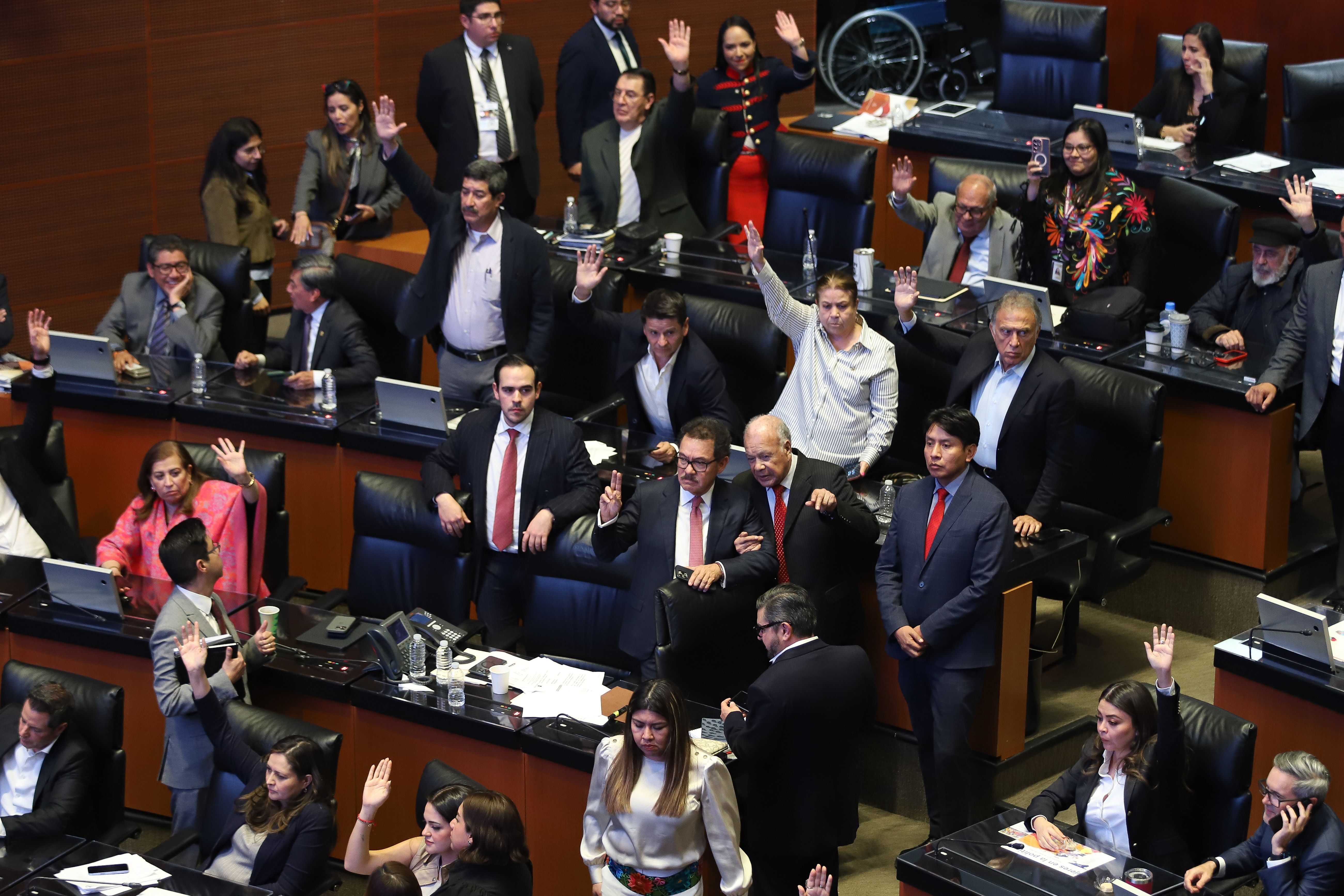 Aprueba Senado el ‘Plan B’ de la reforma electoral en lo particular