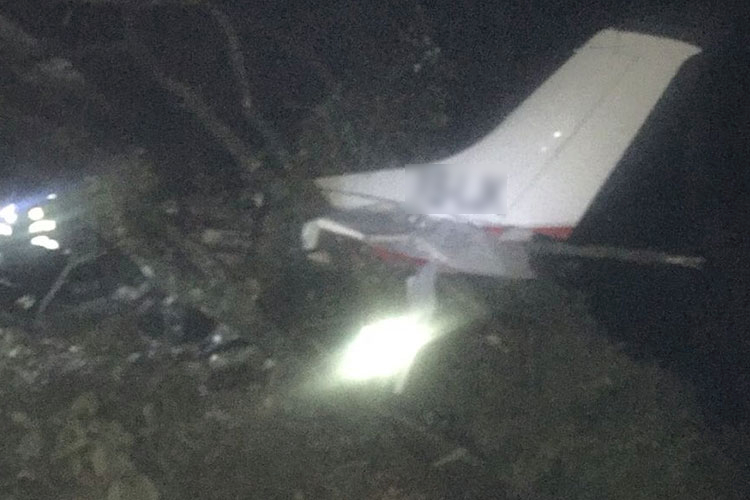 Cuatro muertos en desplome de avioneta en Puebla