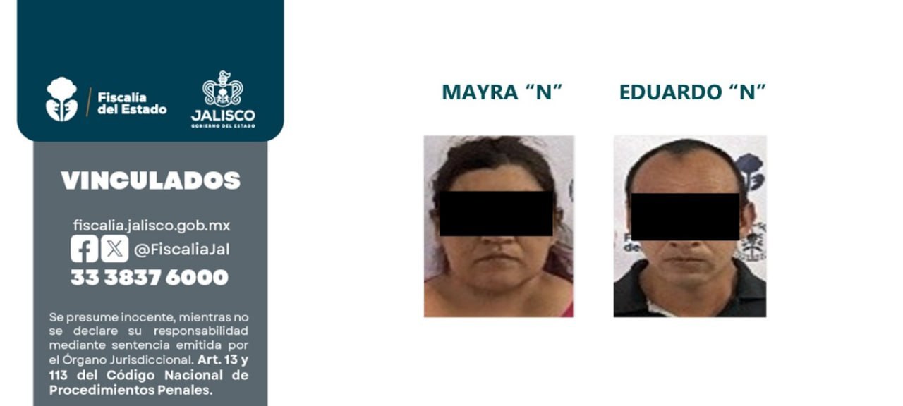 Vinculan a proceso a pareja por extorsión en Tlaquepaque