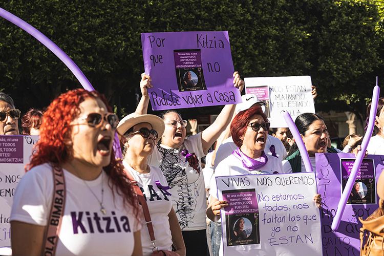 Exigen justicia tras feminicidio de Kitzia 
