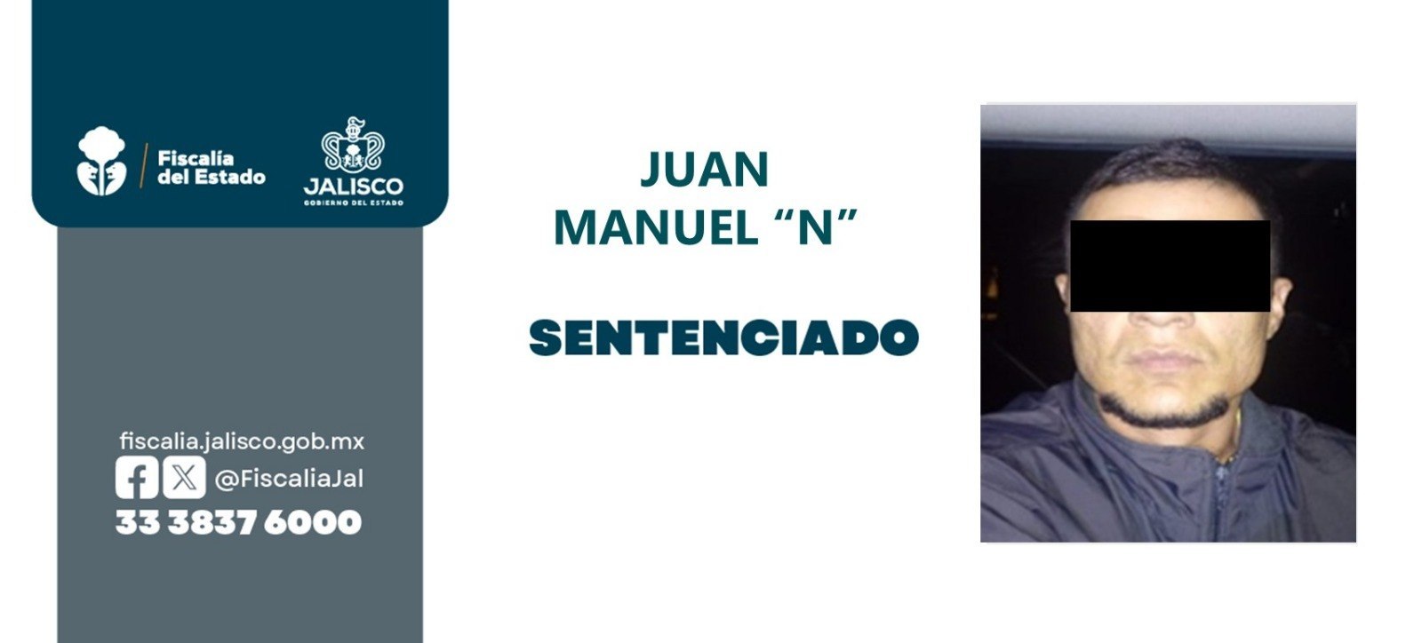 Sentencian a 55 años de prisión a feminicida en Tlajomulco