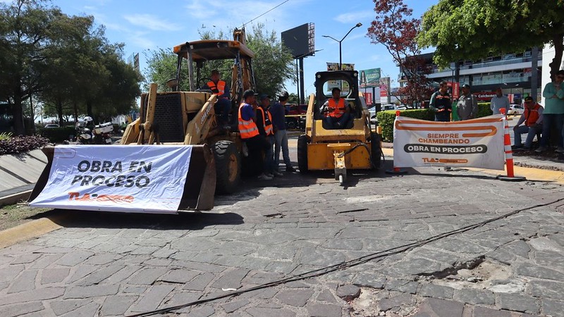 Rehabilitan ingreso a La Rioja  en Tlajomulco con inversión de 2 mdp