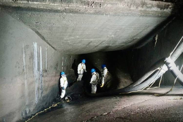 Siapa concluye limpieza y desazolve de sifones