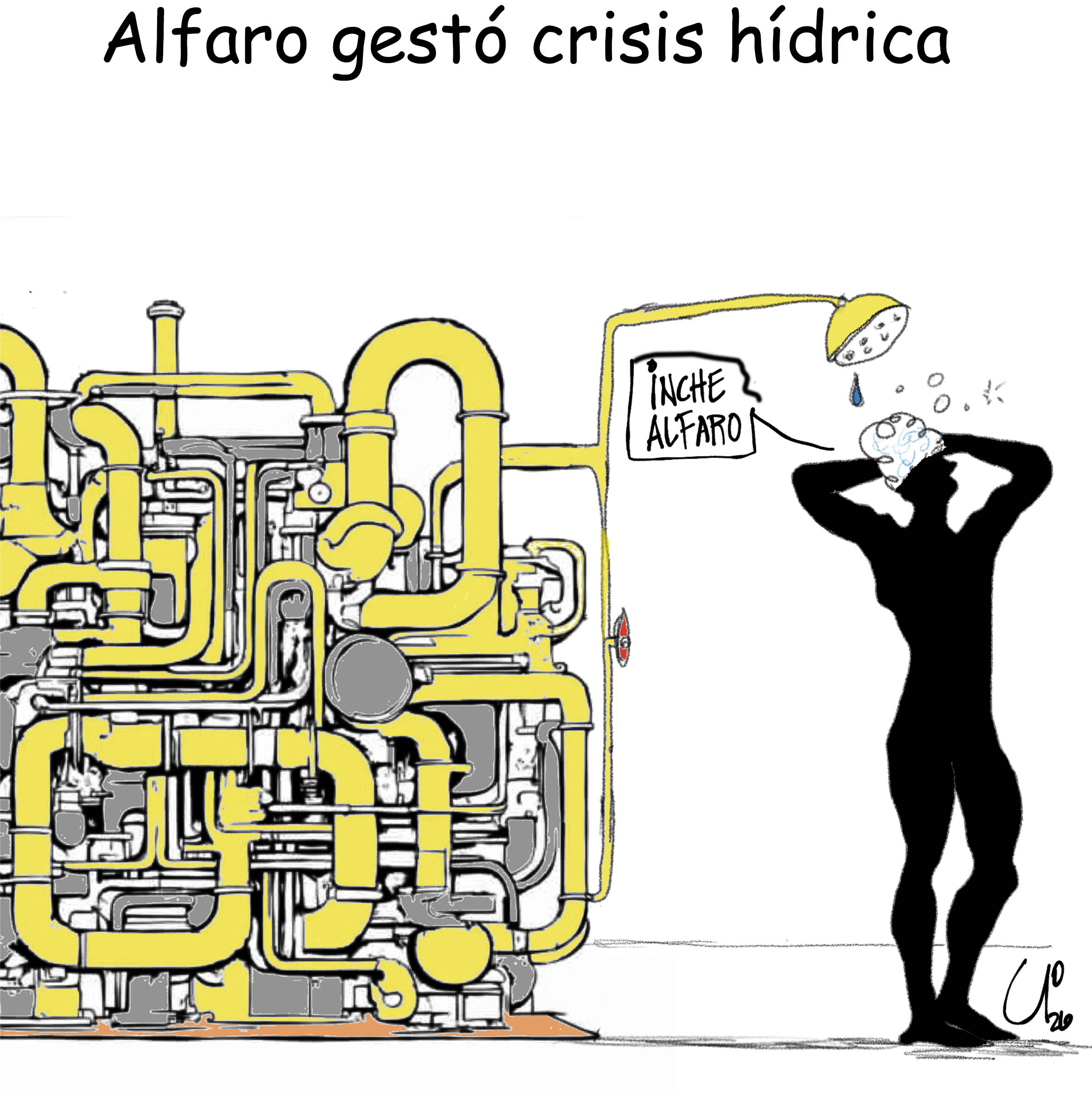 Alfaro gestó crisis hídrica