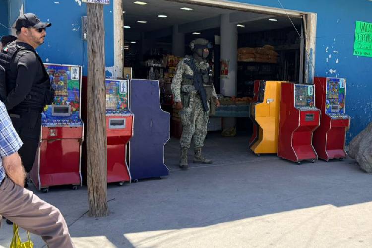 Aseguran minicasino con 59 máquinas tragamonedas en Zapopan