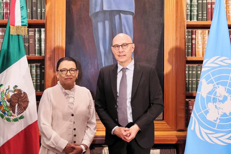 Secretaría de Gobernación de México mantiene reunión con jefe de DD.HH. de la ONU
