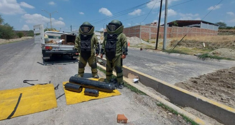 Aumenta decomiso de explosivos desde 2023