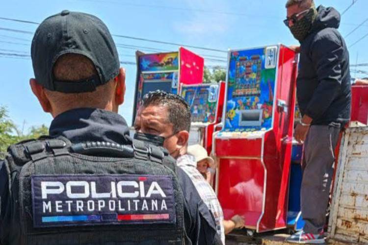 Aseguran 158 máquinas tragamonedas en operativos metropolitanos
