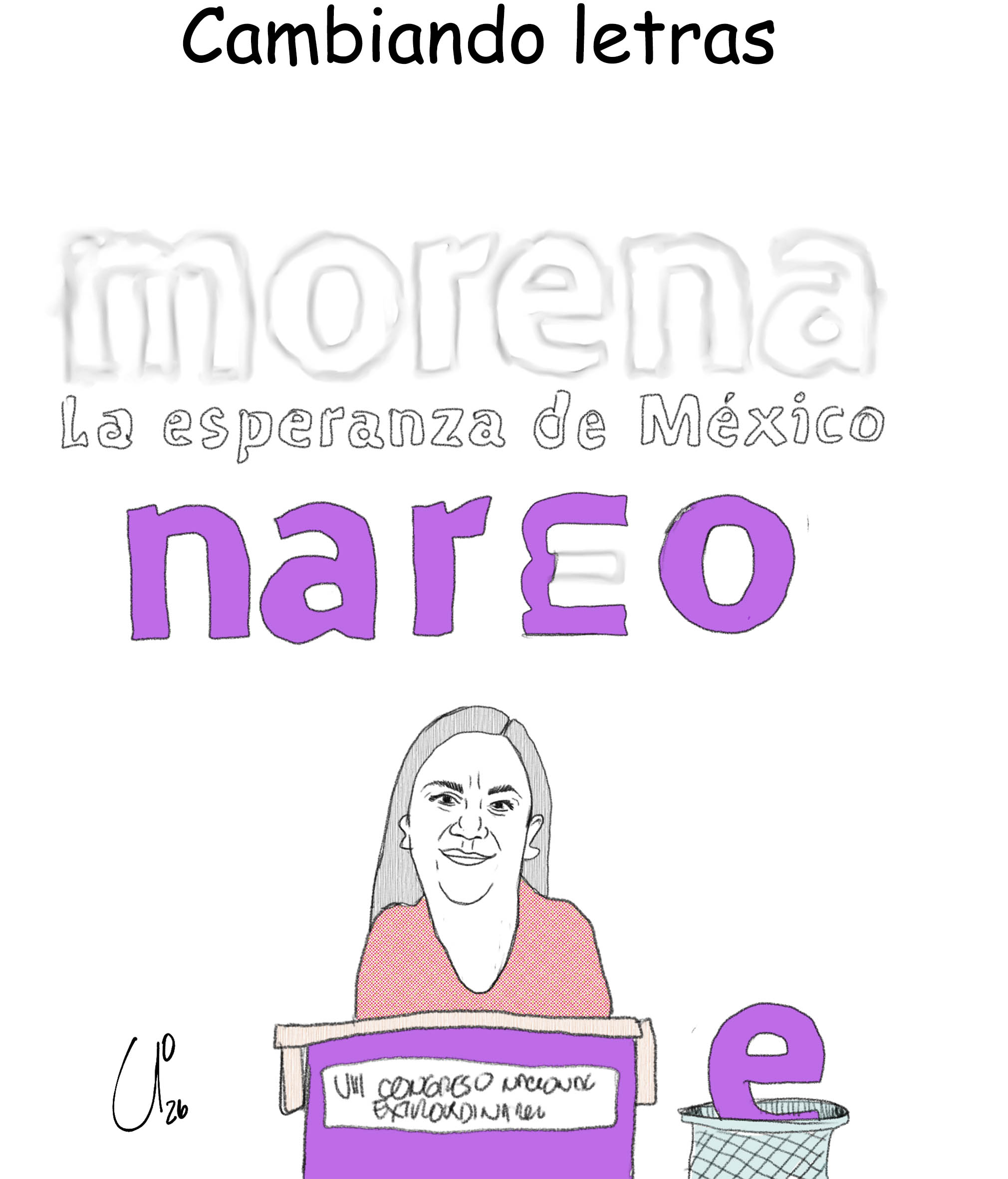 Cambiando letras