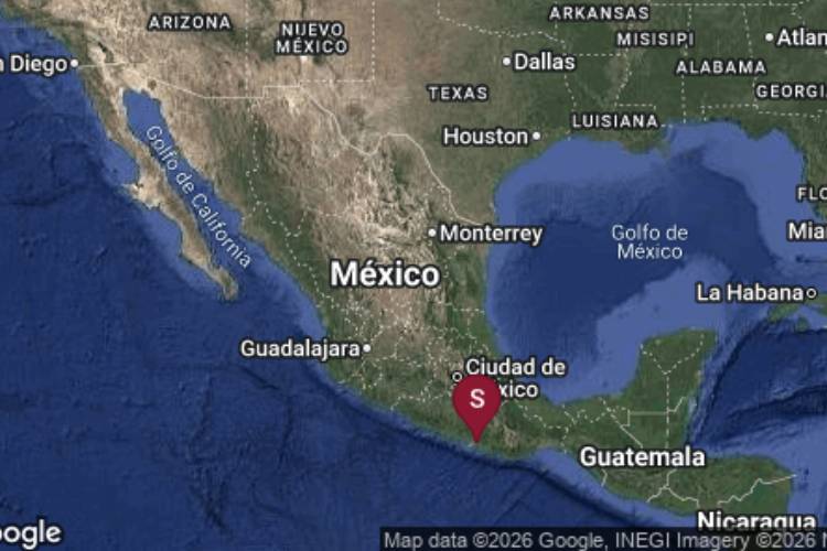 Sismo de magnitud preliminar 6 sacude el centro y sur de México