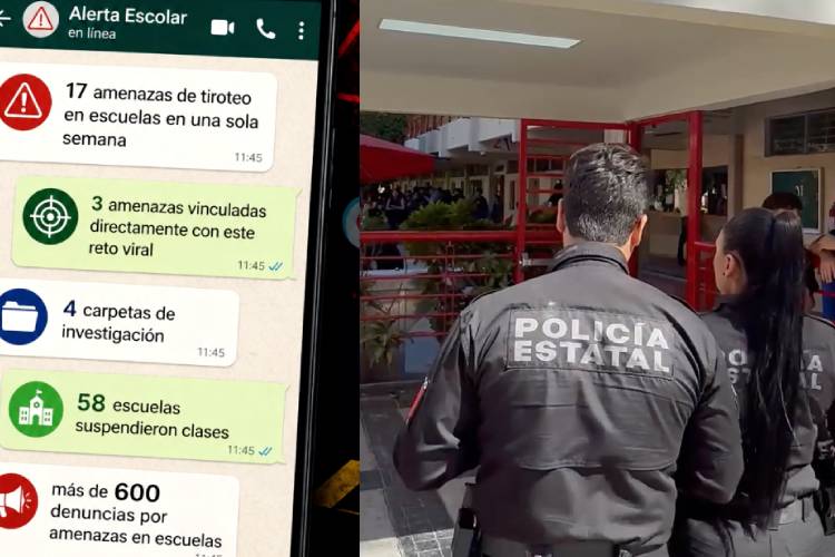 Secretaría de Seguridad llama a no difundir amenazas virales en escuelas