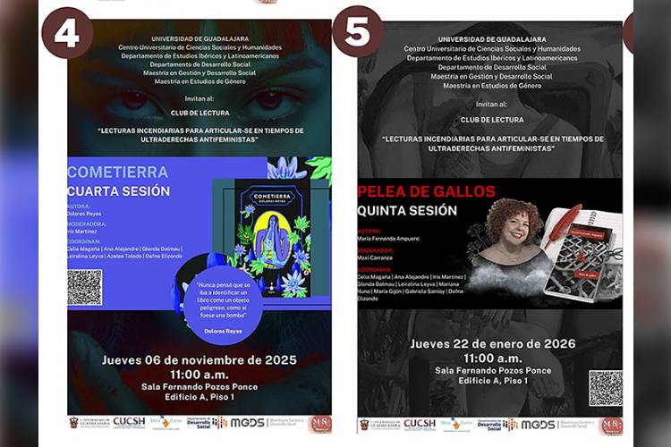 'Lecturas Incendiarias'; invitan a club de autoras feministas