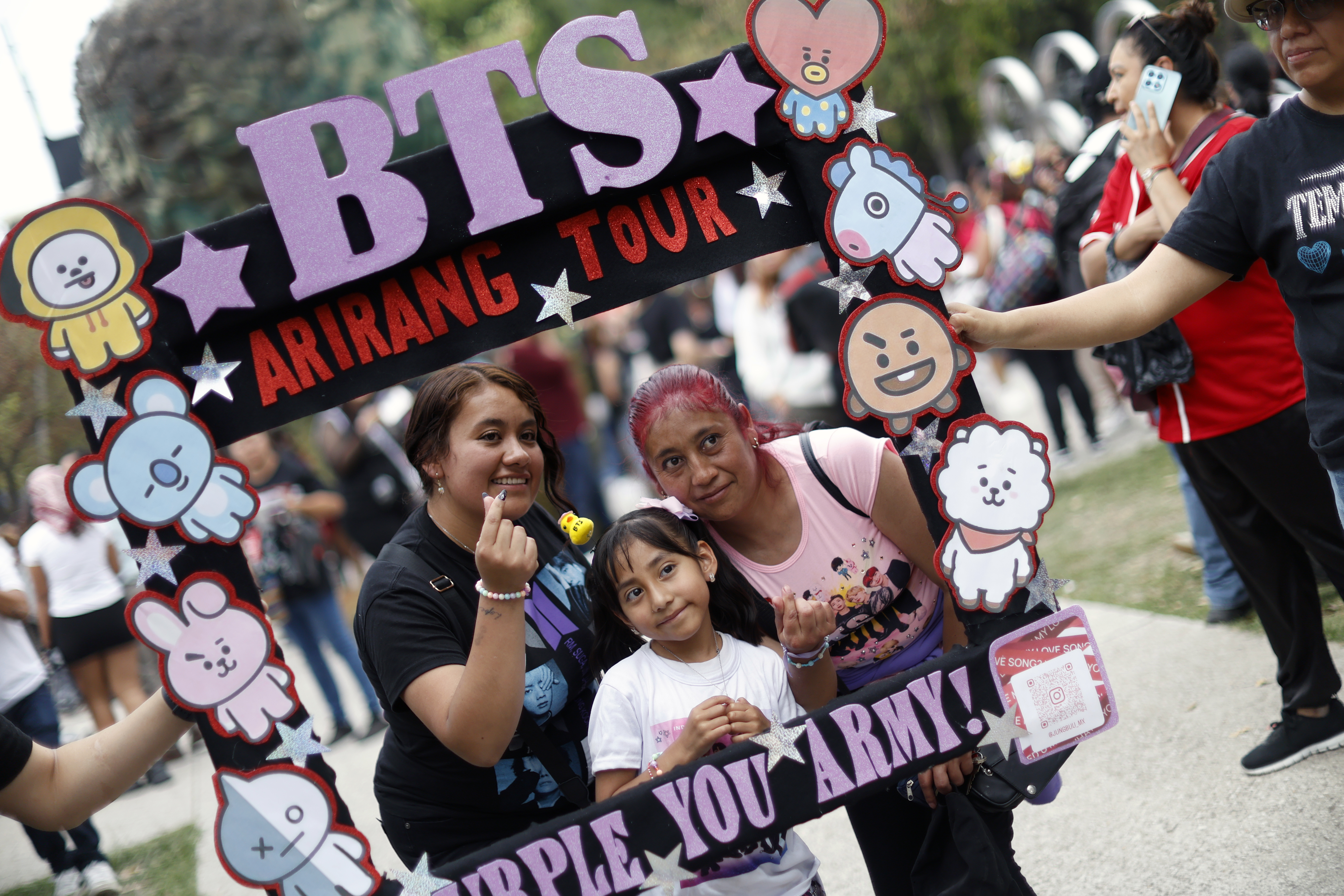 La ilusión de ver a BTS