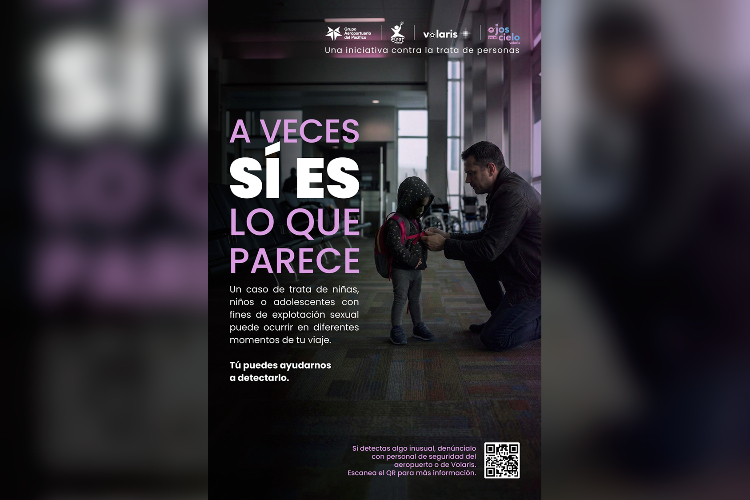 Aeropuerto va en contra de explotación sexual infantil