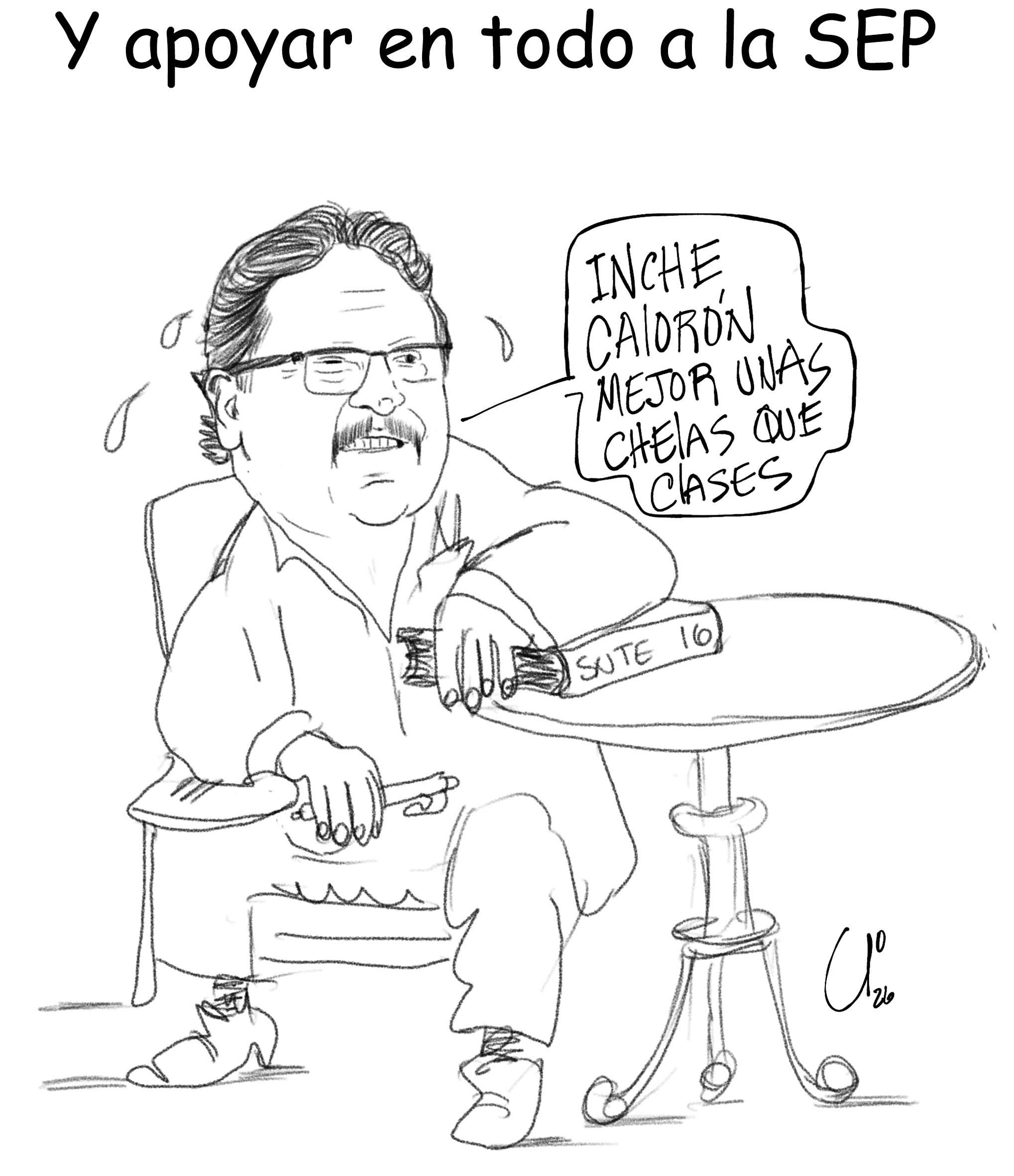 Y apoyar en todo a la SEP