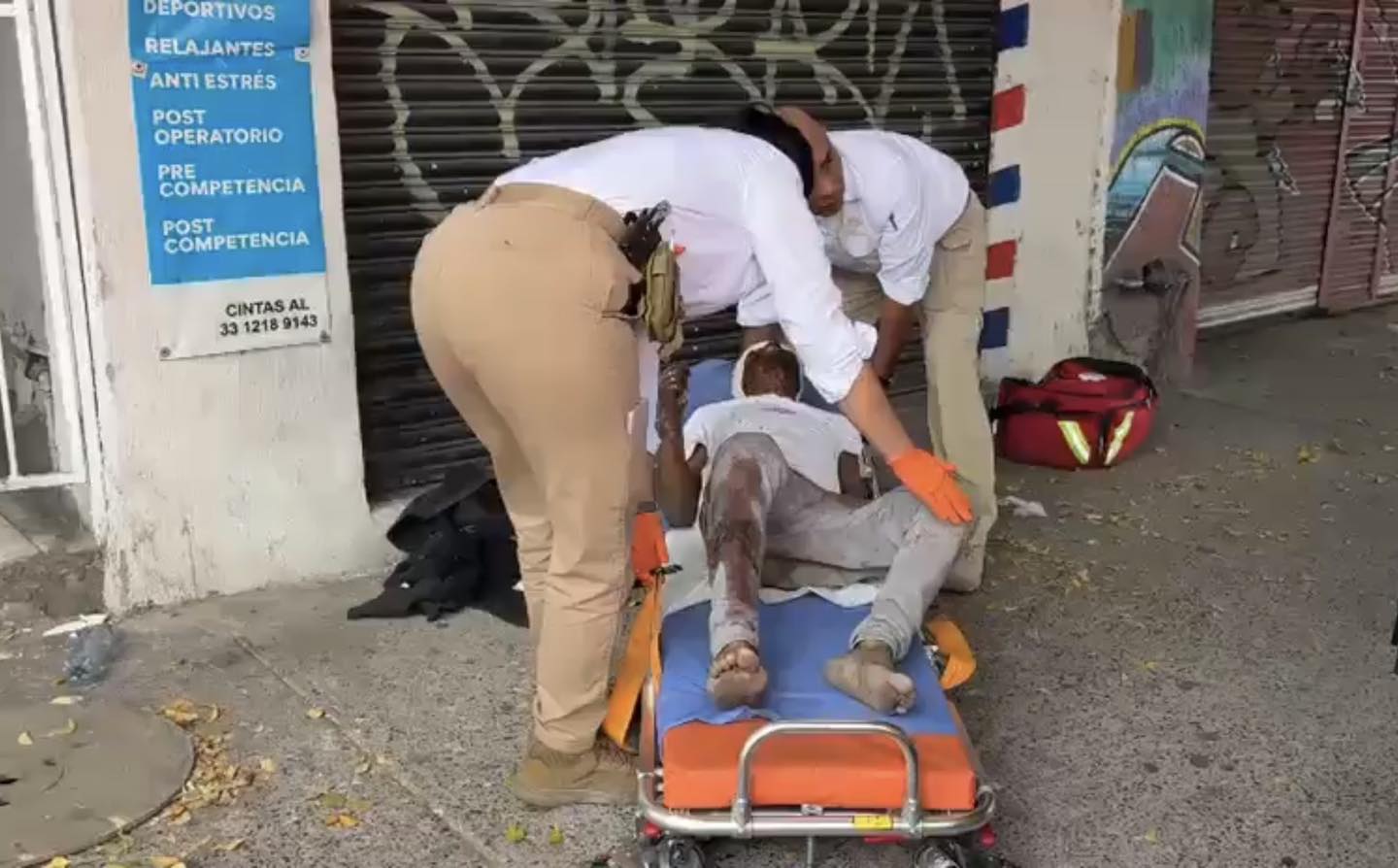 Agreden a hombre en situación de calle