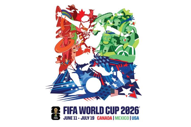 Póster del Mundial apuesta por la unión de Norteamérica