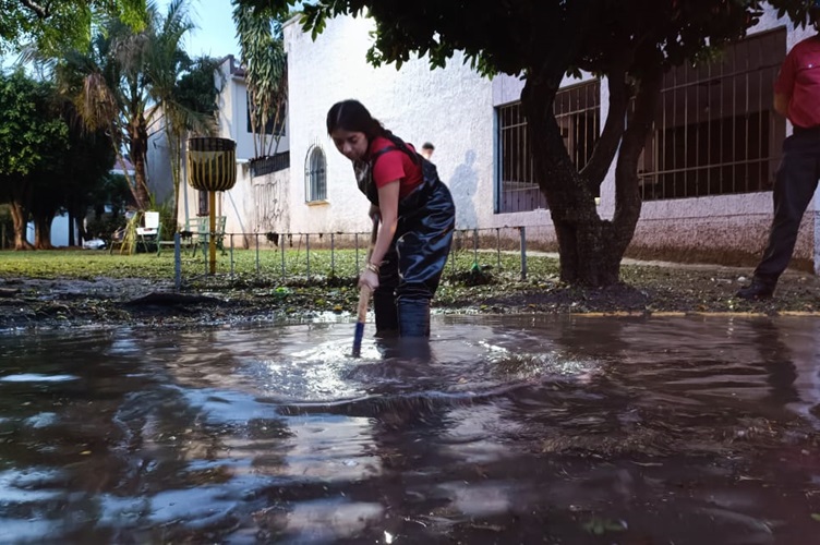 Siapa y GDL supervisan áreas de riesgo por temporal 