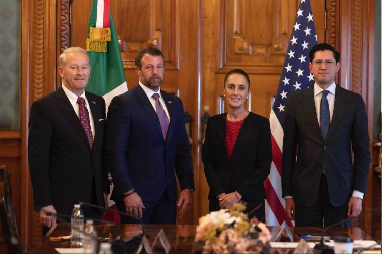 Sheinbaum se reúne con secretario de Seguridad Interior de Estados Unidos