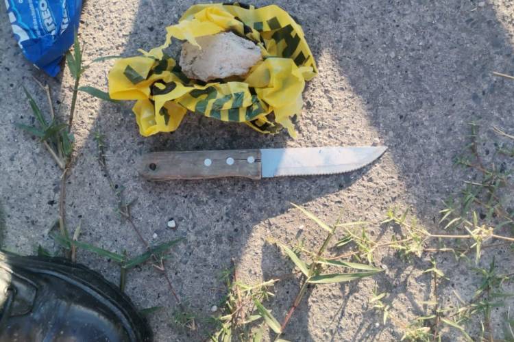 Agresor armado con machete es neutralizado tras atacar a policías y civiles
