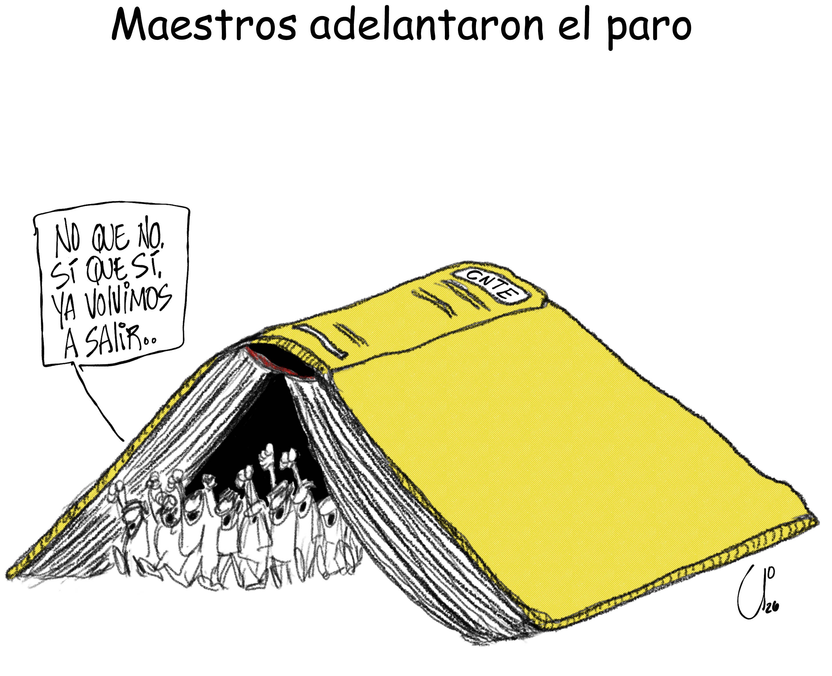 Maestros adelantaron el paro