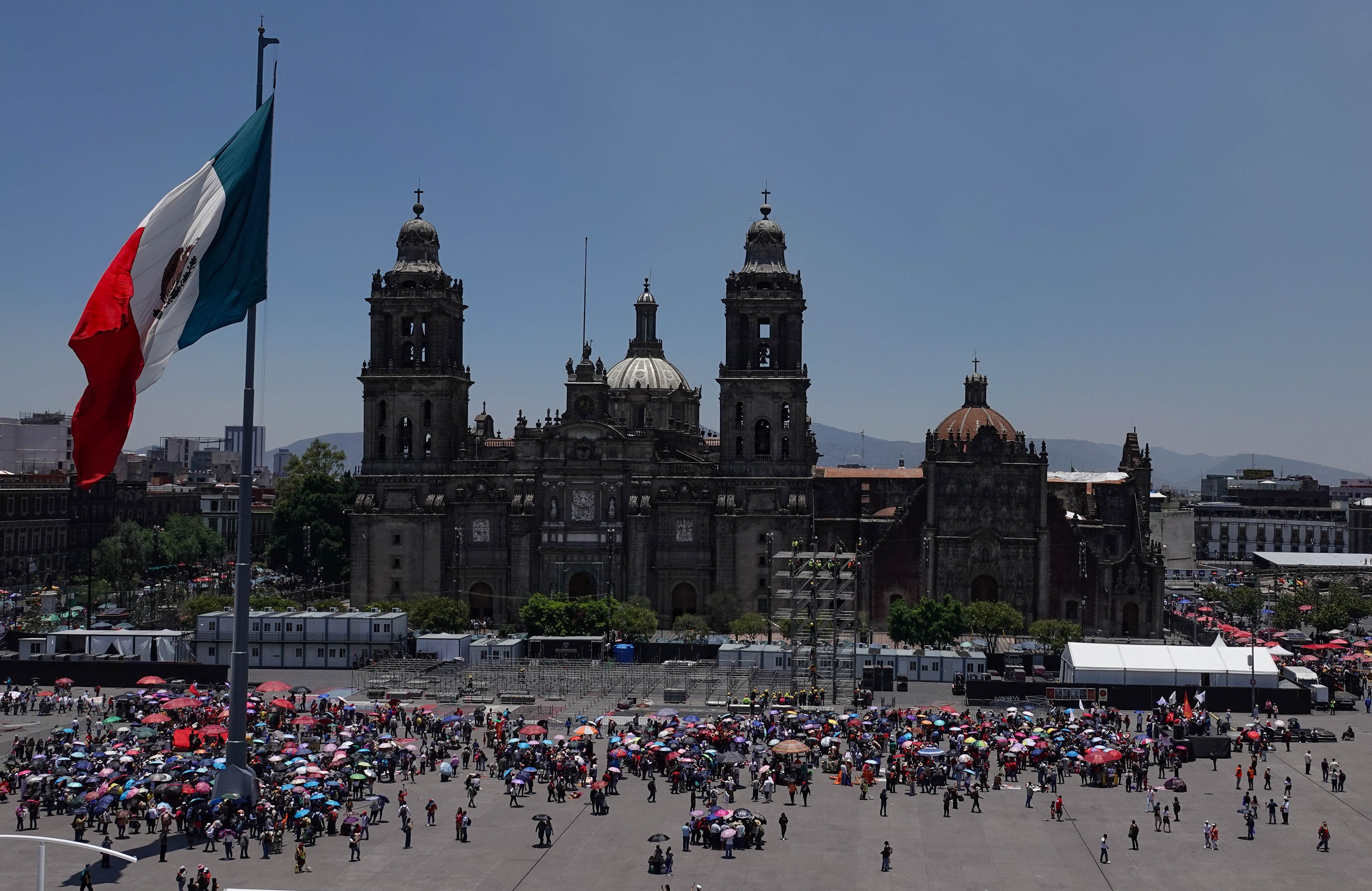 Preparativos del Mundial impiden que Sheinbaum realice informe en el Zócalo