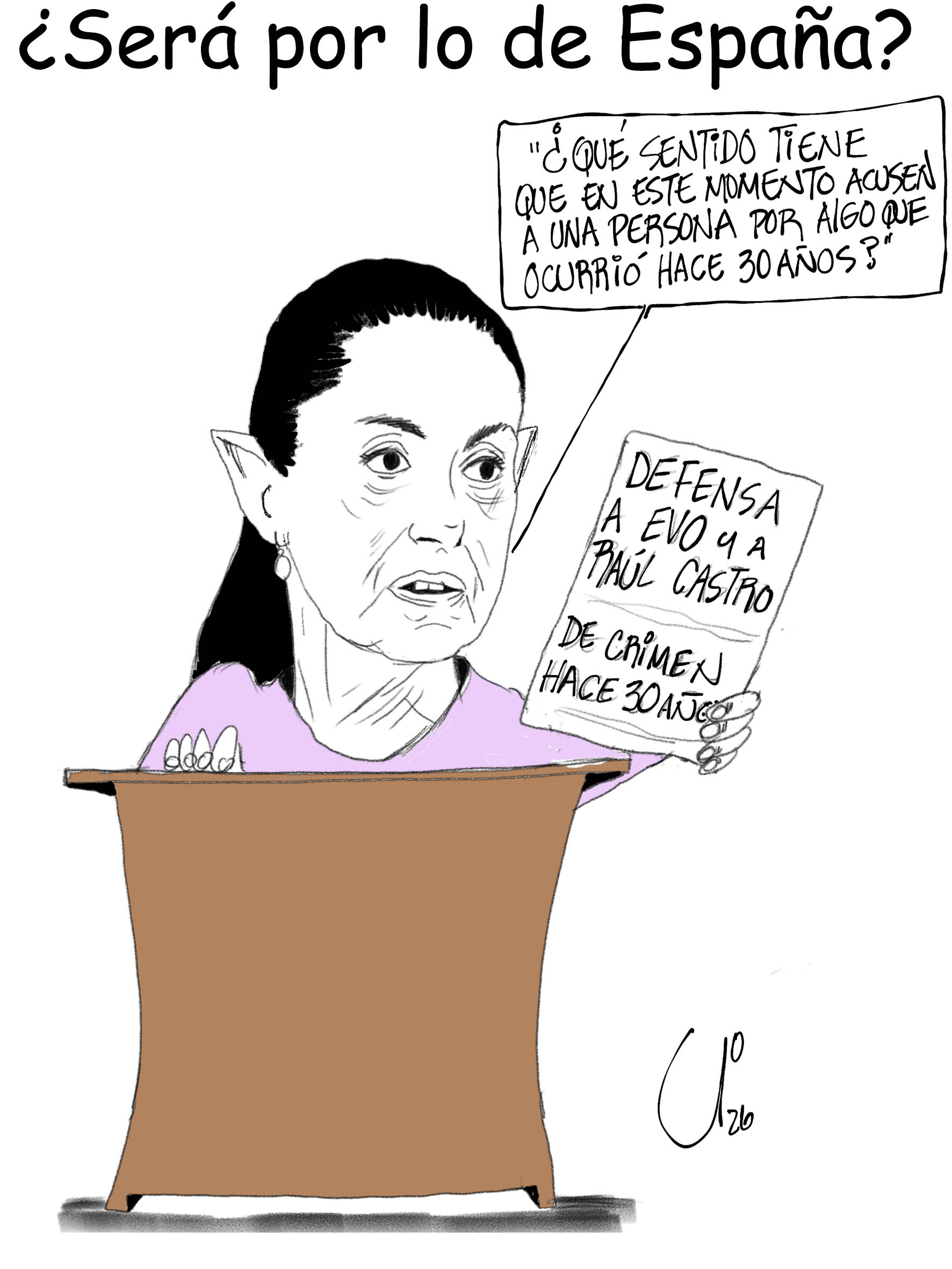 ¿Será por lo de España?
