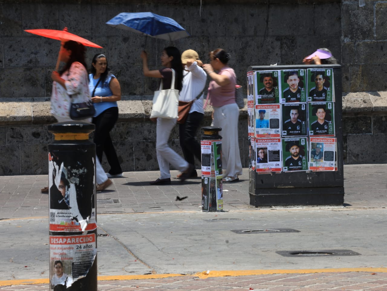 Pegan 3 mil fichas de búsqueda en el Centro de Guadalajara