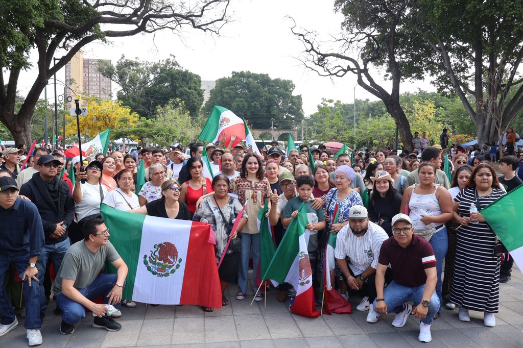 Siguen informe de Sheinbaum desde Guadalajara