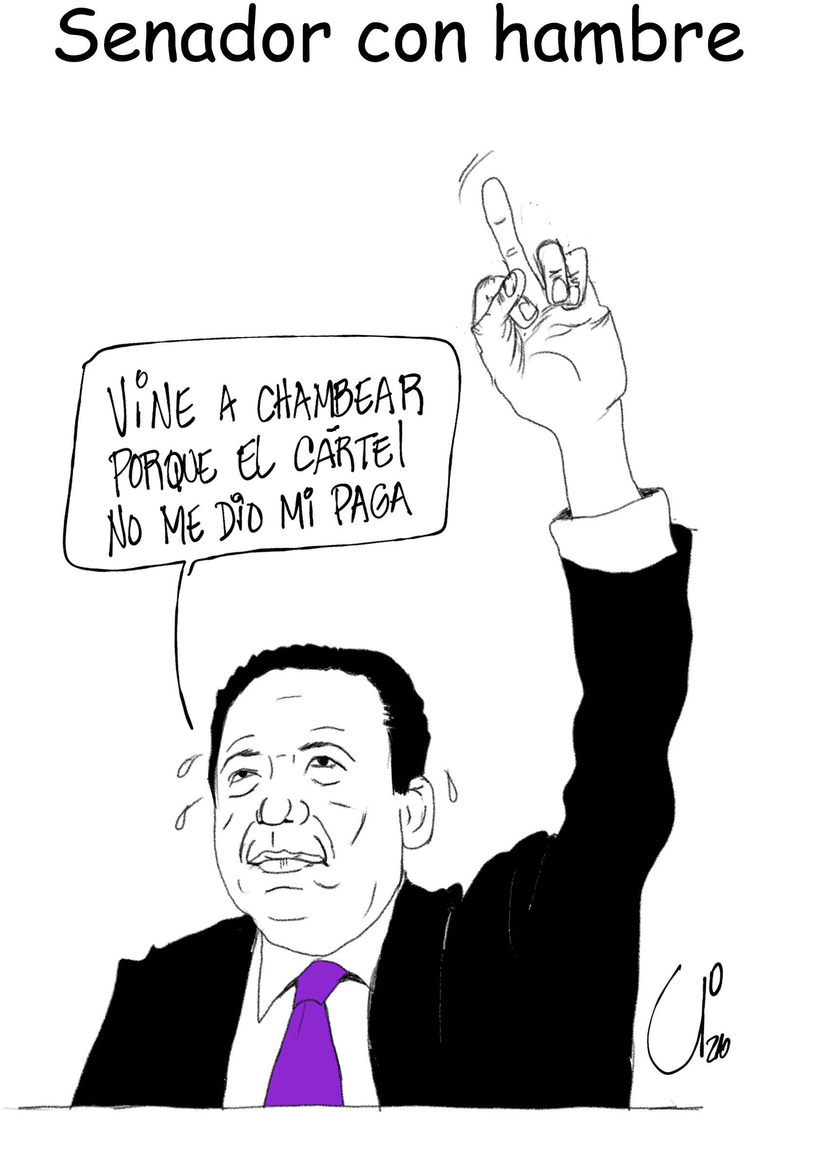 Senador con hambre