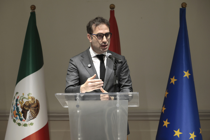 La presidenta Sheinbaum se reúne con vicepresidente español Cuerpo en el Palacio Nacional