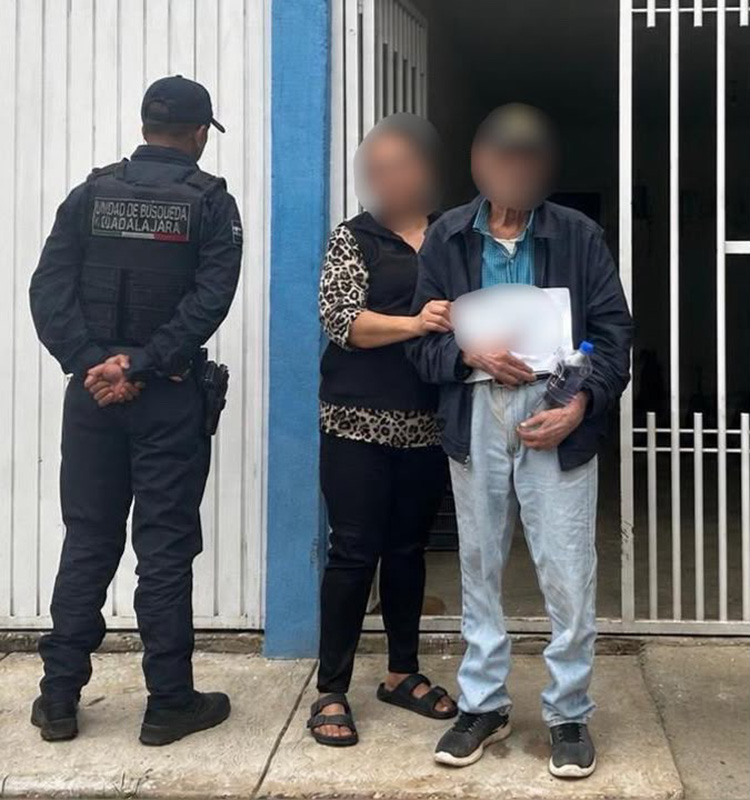 Localizan a un adulto mayor extraviado