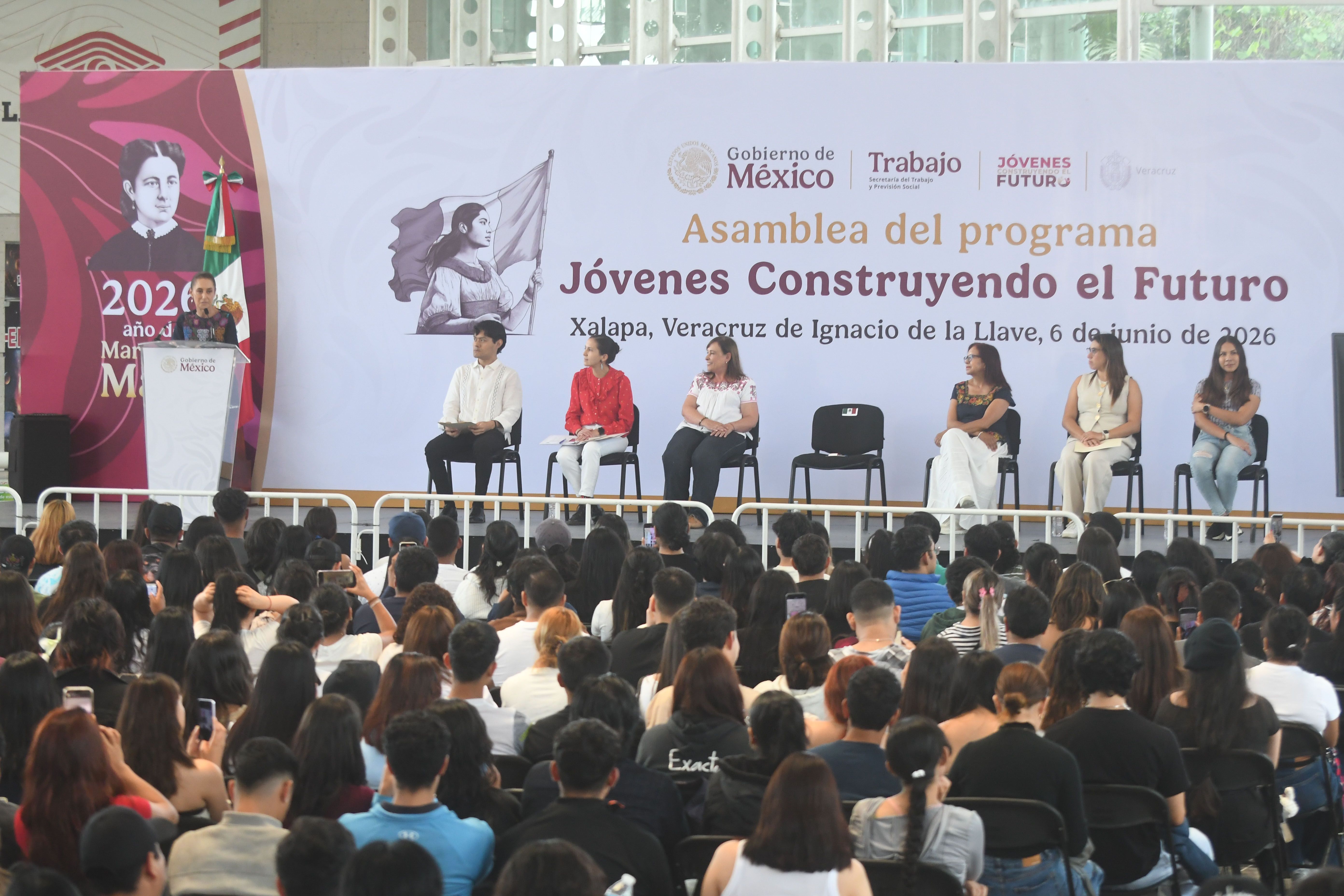 Sheinbaum llama a jóvenes a seguir apoyando a Morena
