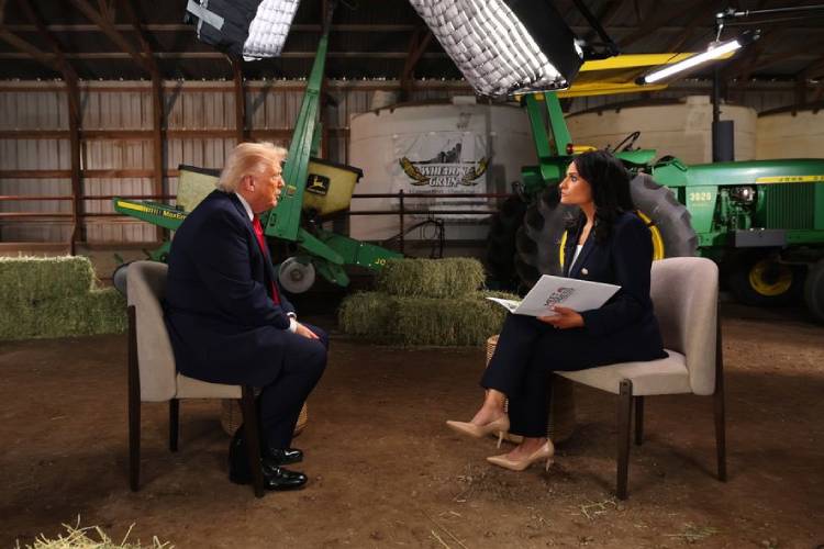 Trump abandona entrevista tras ser cuestionado sobre acusaciones de fraude electoral