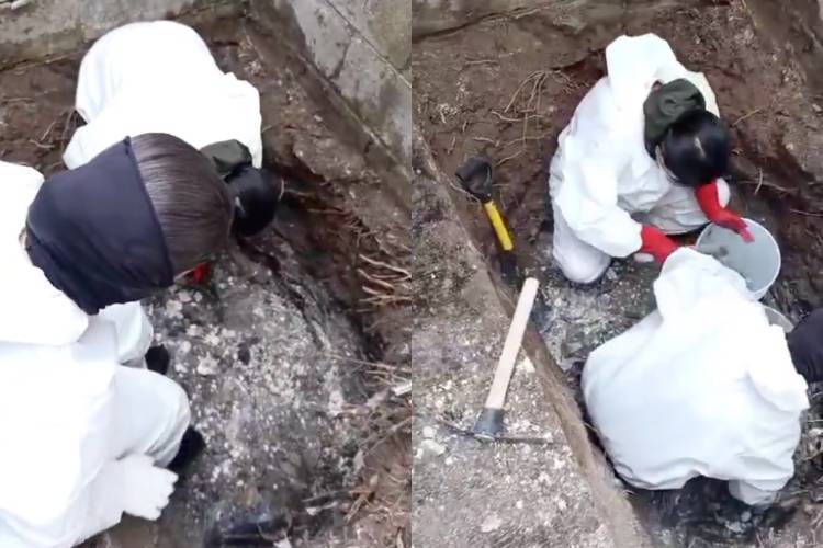 Suman 31 cuerpos exhumados de fosas en Ixtlahuacán